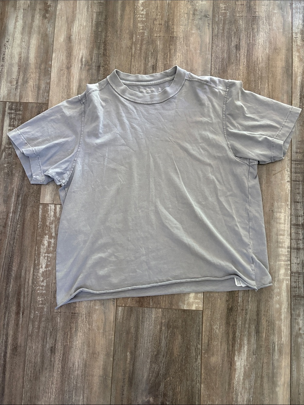 Abercrombie & Fitch Oversized Women’s Gray T Shirt Size Small Tee